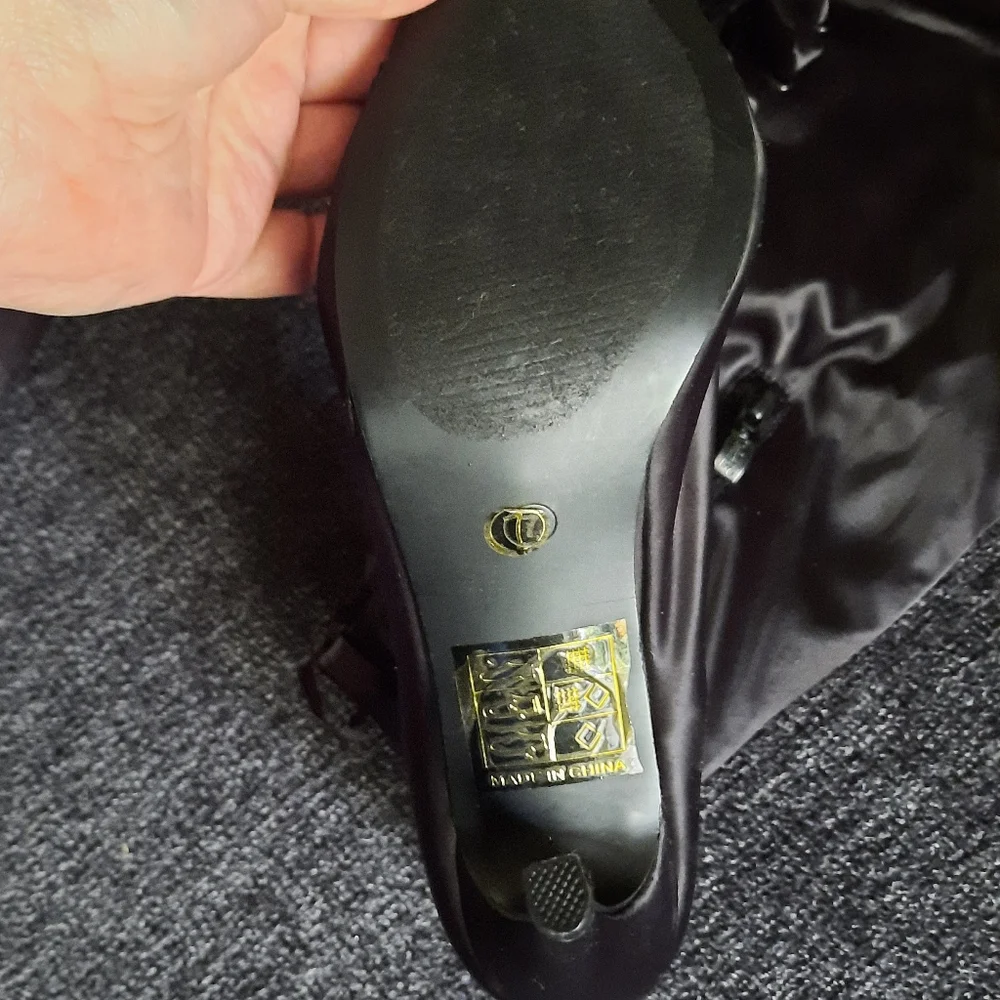 Black Lace-Up Over-the-Knee Stiletto Boots - Women